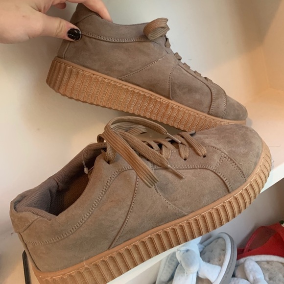 Army Green Platform Shoes - Picture 4 of 4